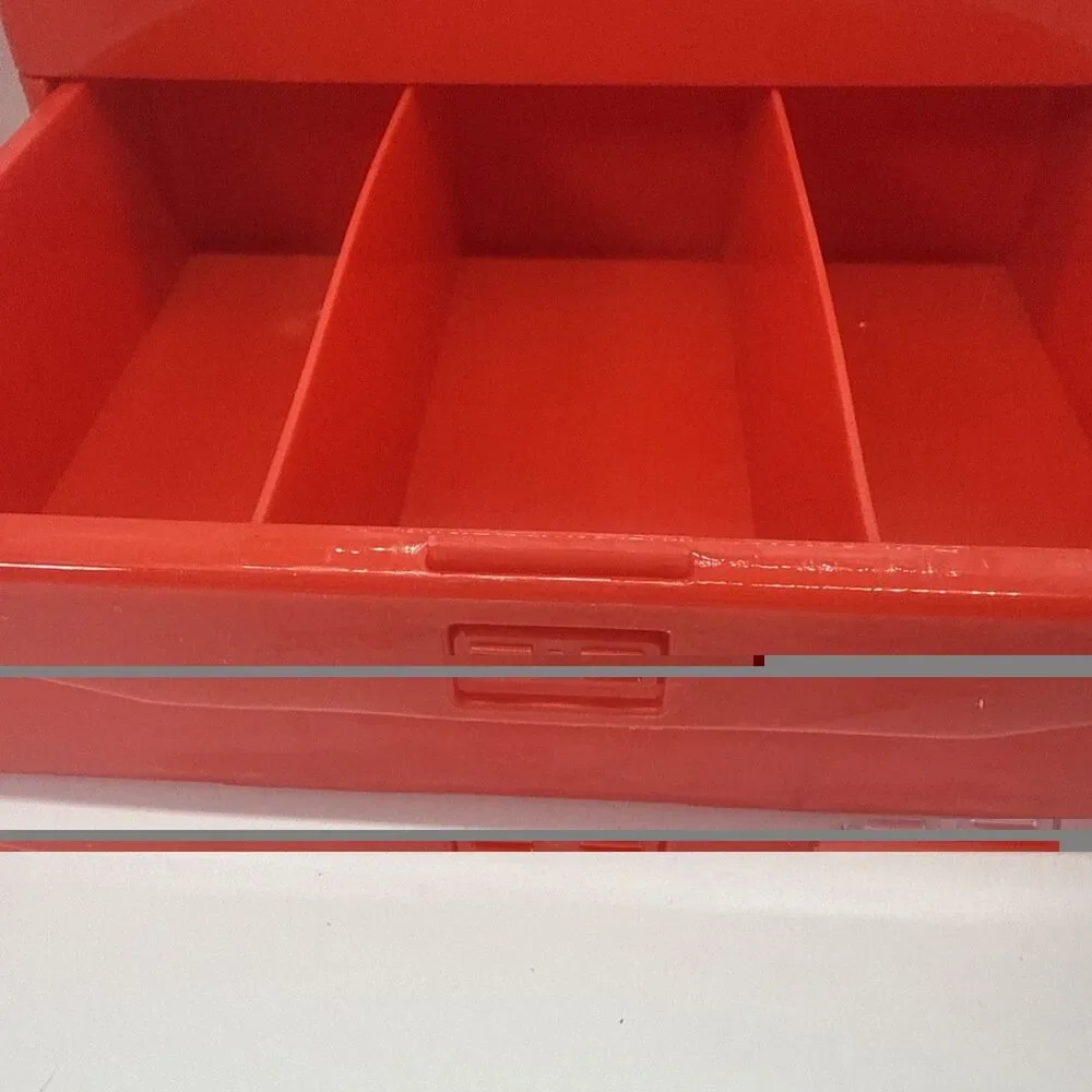 ICONIC Lego 2011 Red Brick Storage Carry Case Drawer & Handle (Retired)